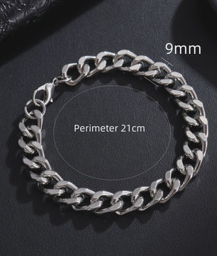 Stijlvolle RVS Cuban Chain Armband voor Heren & Dames - 3-9mm Breed