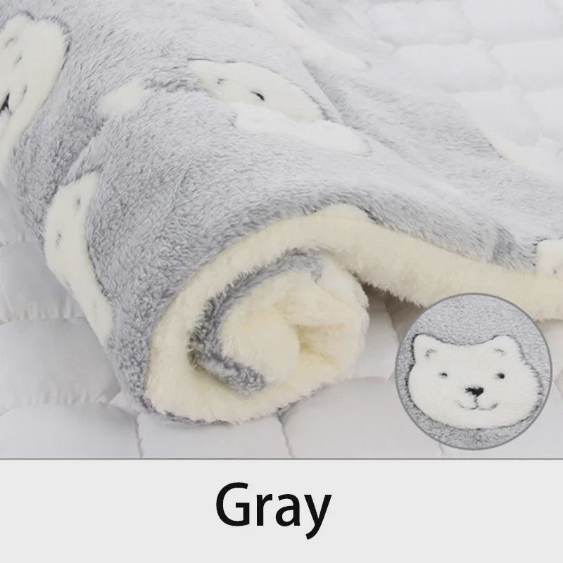 Zachte Flanellen Deken voor Honden en Katten - Warm en Comfortabel
