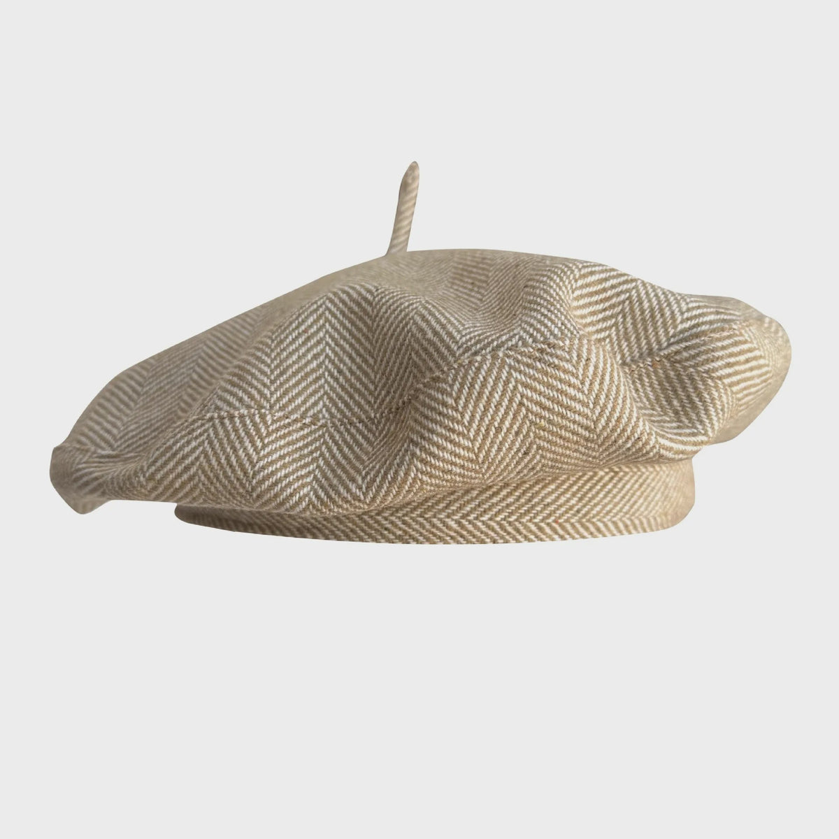 Stijlvolle Ruitjes Baret voor Dames - Retro Vliegende Schotel Hoed
