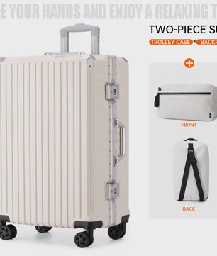 Ruime Koffer Trolley - Stevig & Duurzaam - Handbagage Geschikt - Unisex