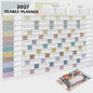 2027 Jaarplanner Kalender - Creatieve Wandkalender & Planner met Stickers