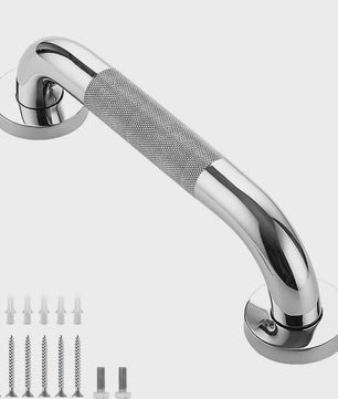 RVS Badkamer Handgreep & Douchesteun - Anti-slip Veiligheidshandgreep & Handdoekrek