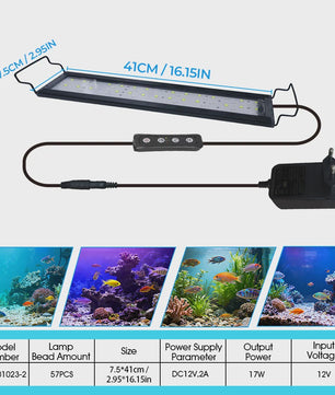 Intelligente LED Aquarium Verlichting met APP Control - Waterdicht IP68, Kleur & Helderheid Instelbaar