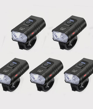 Oplaadbare Fietsverlichting LED Voorlamp Type-C, Waterdicht & 6 Modi