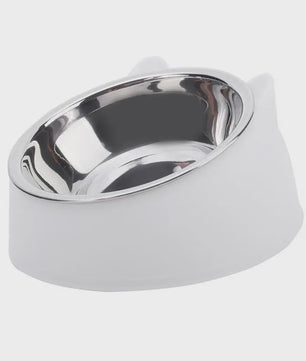Verhoogde Voerbak RVS voor Katten & Honden - Ergonomisch en Stijlvol