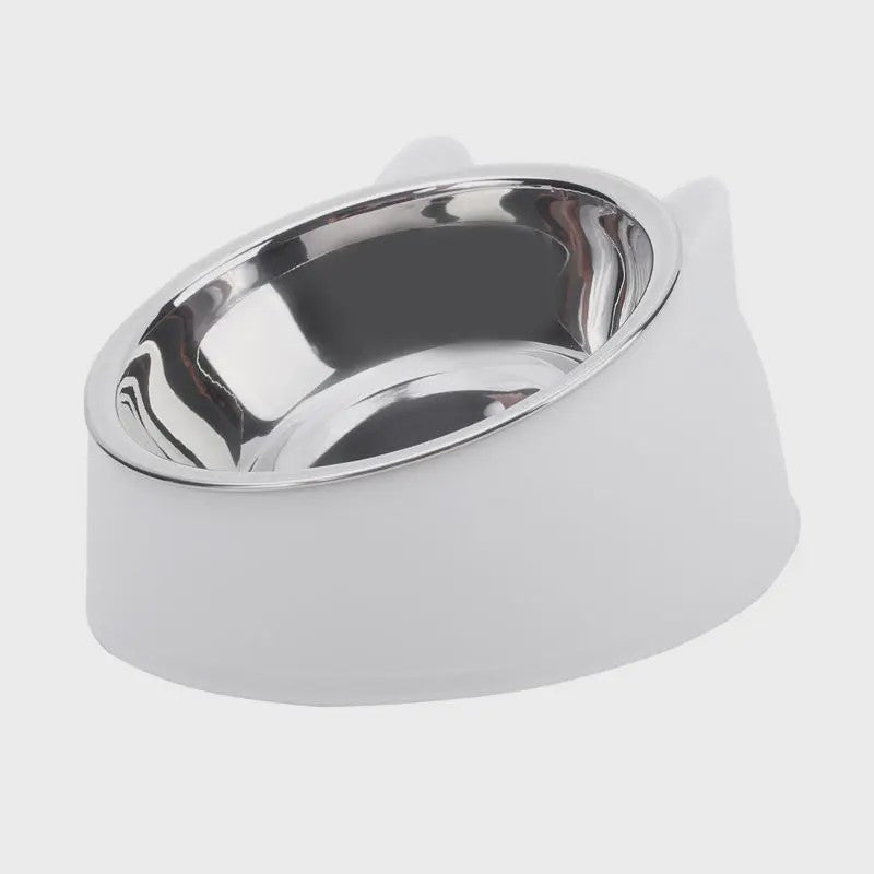 Verhoogde Voerbak RVS voor Katten & Honden - Ergonomisch en Stijlvol