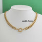 Gouden Roestvrij Stalen Ketting met Sailor Sluiting - Unisex Choker