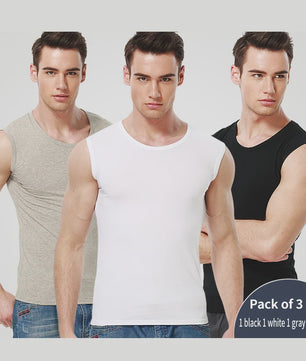 Heren Mouwloos Katoenen Vest - Comfortabel voor Sport & Fitness