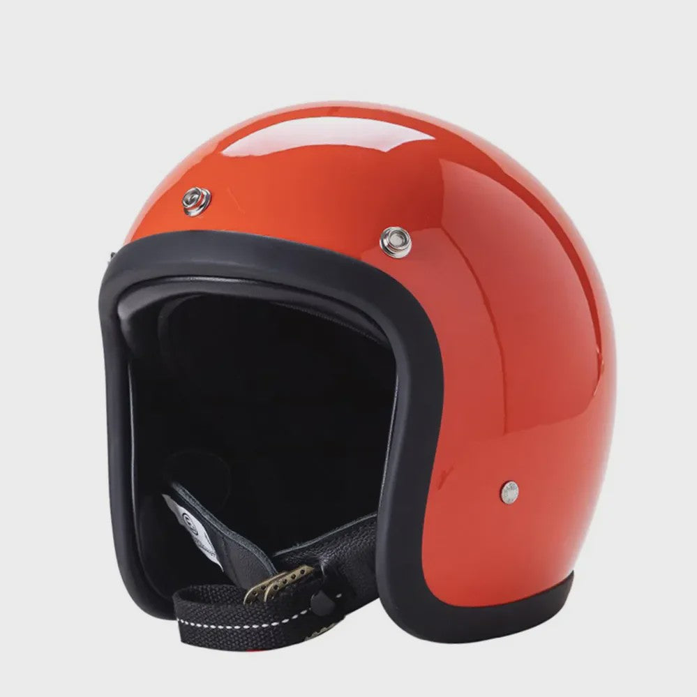 Retro Open Face Motorhelm 500TX - Compacte Vorm, Japanse/Koreaanse Stijl