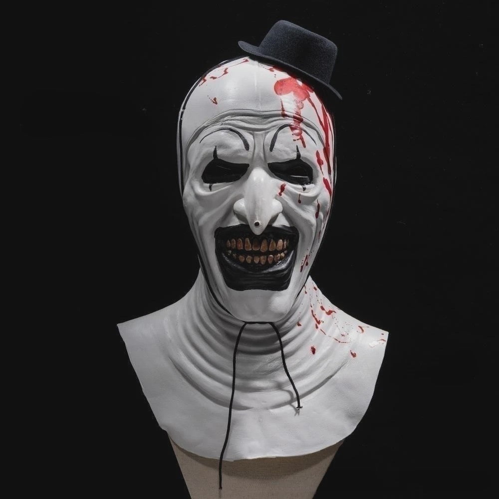 Art The Clown Kostuum & Masker - Terrifier 2 Cosplay Jumpsuit voor Heren en Dames
