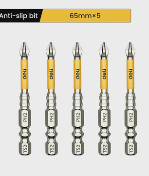 PH2 Magnetische Schroefbit Set - Anti-slip & Hoge Hardheid - Diverse Lengtes (25-150mm) - S2 Staal