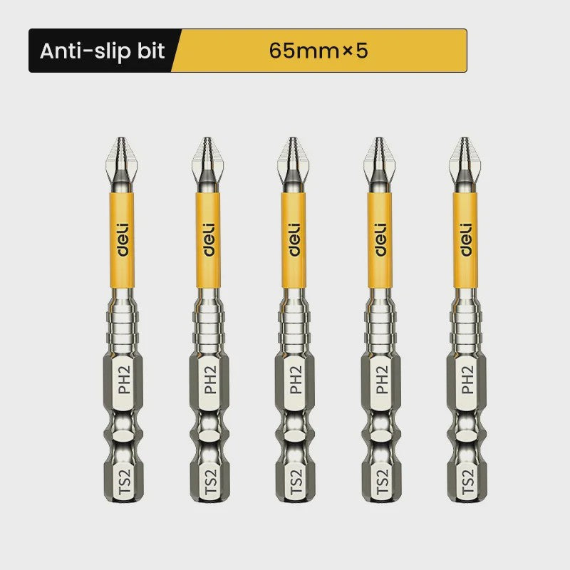 PH2 Magnetische Schroefbit Set - Anti-slip & Hoge Hardheid - Diverse Lengtes (25-150mm) - S2 Staal