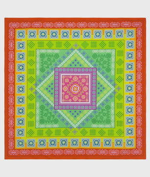 Unisex Katoenen Bandana met Dierenprint & Paisley Motief - Veelzijdig te Dragen