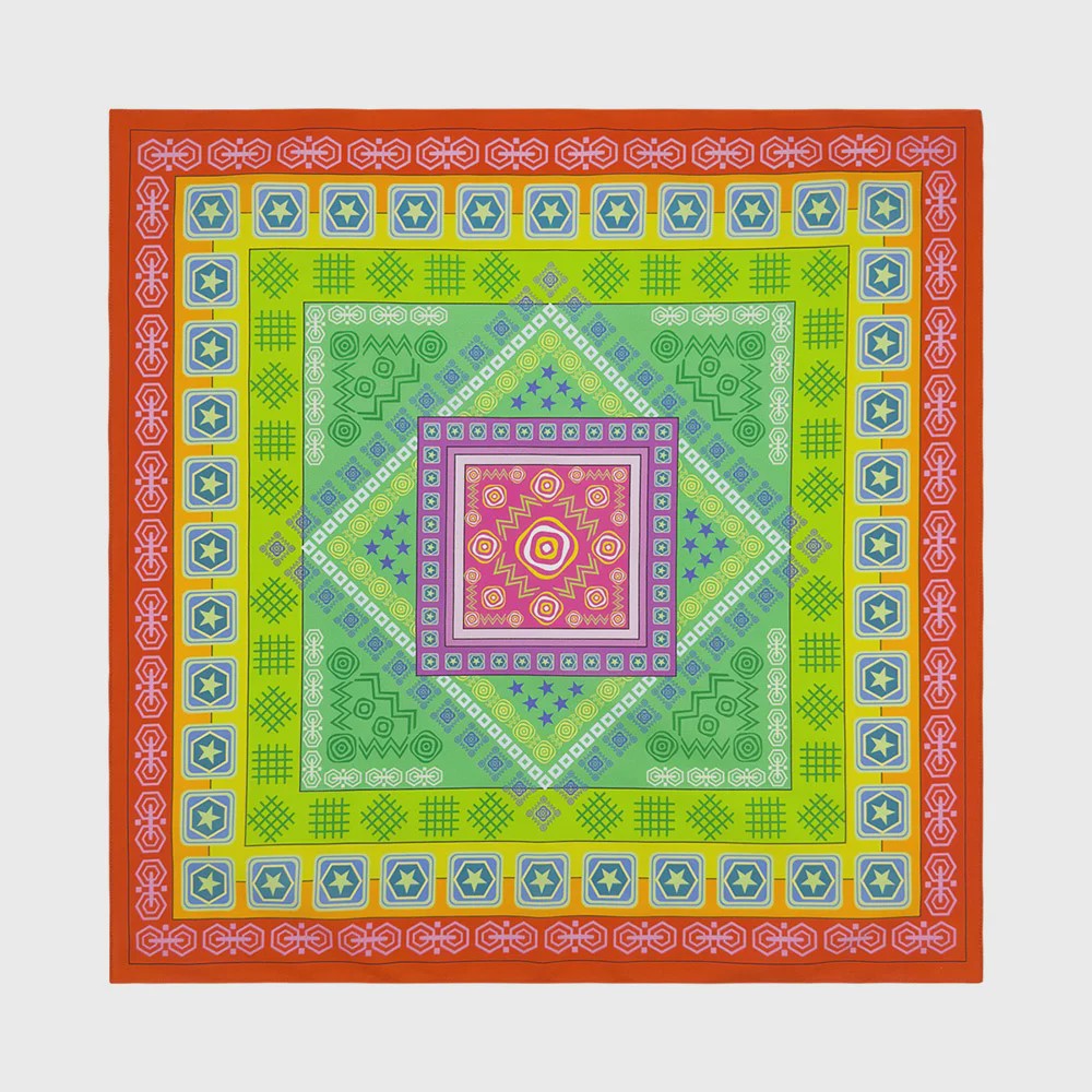 Unisex Katoenen Bandana met Dierenprint & Paisley Motief - Veelzijdig te Dragen