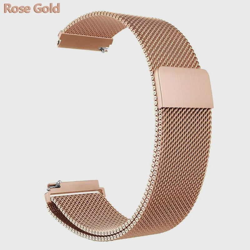 Milanese RVS Horlogeband 18mm 20mm 22mm voor Garmin Vivoactive Venu | Magnetische Sluiting