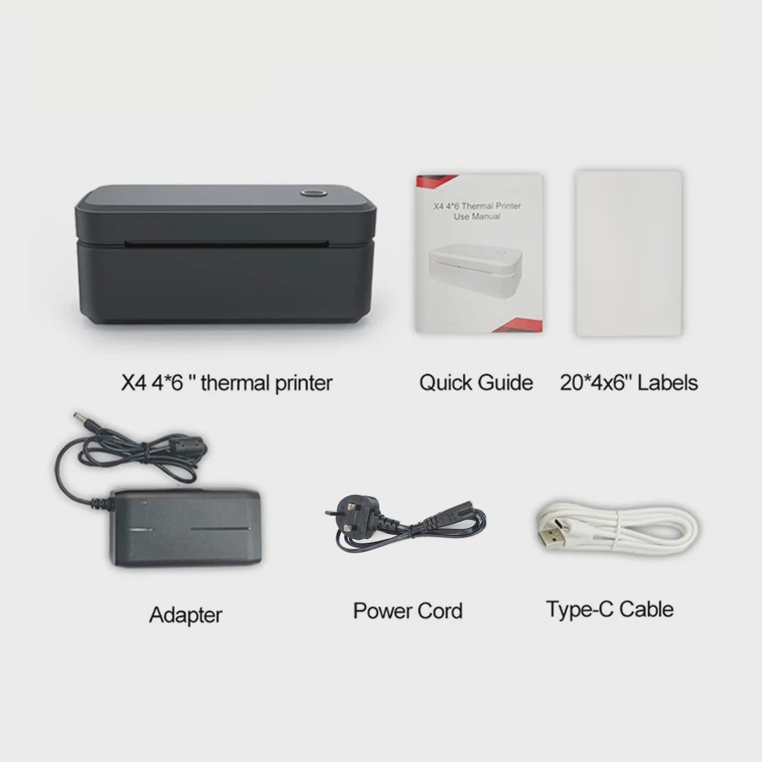 Marklife X4 Thermische Labelprinter - Draagbaar, Bluetooth & Automatische Herkenning