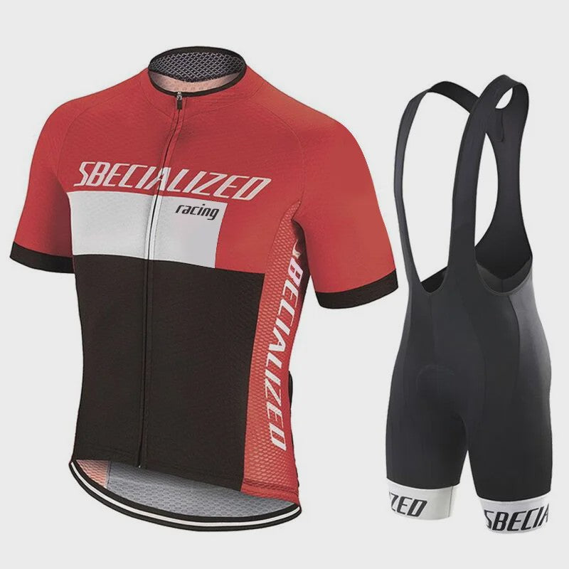 Pro Team Fietskleding Set: Zomer Wielershirt & Bib Shorts voor Racefiets en MTB