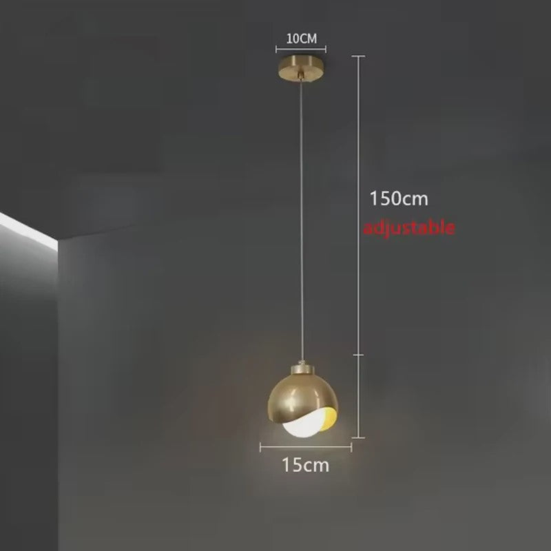 Moderne Hanglamp Glas Bol LED - Sfeervolle Verlichting voor Slaapkamer, Eetkamer & Keuken