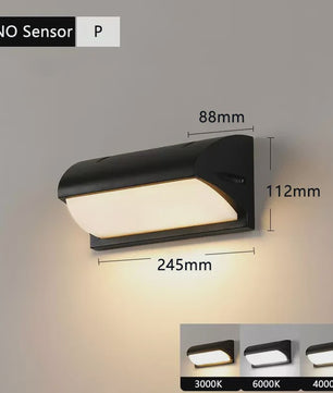 Waterdichte LED Buitenmuurverlichting met Bewegingssensor - IP65