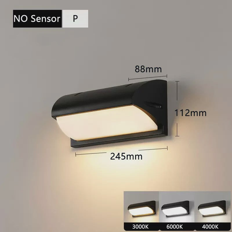 Waterdichte LED Buitenmuurverlichting met Bewegingssensor - IP65