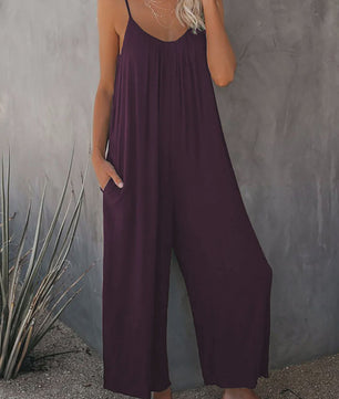 Zomerse Dames Overall Broek met Zakken - Comfortabel & Casual