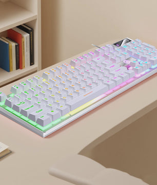 Yindiao K500 Bedraad Gaming Toetsenbord met Numpad en Kleurrijke Backlight