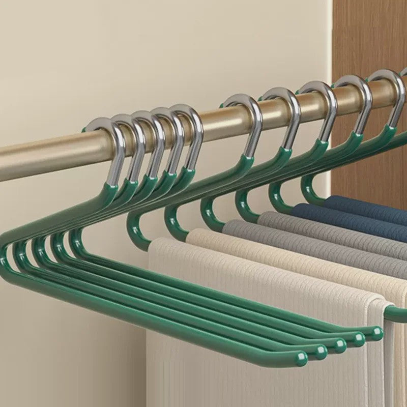 Anti-slip Gansvormige Broekenhanger - Ruimtebesparend Kledingrek voor Garderobe