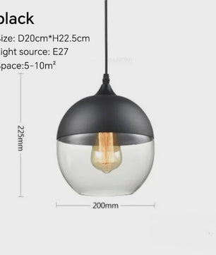 Scandinavische Houten LED Glas Hanglamp - Modern Design voor Woonkamer, Slaapkamer & Eetkamer