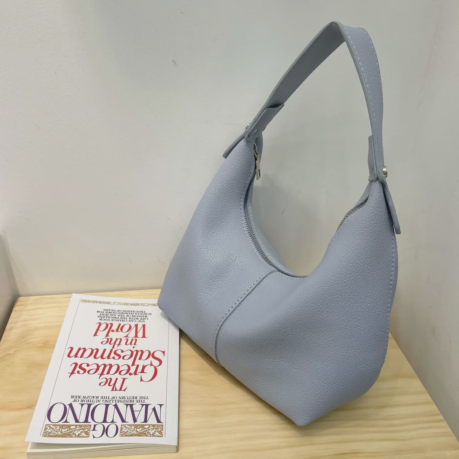 Vintage PU Lederen Schoudertas voor Dames - Hobo Stijl