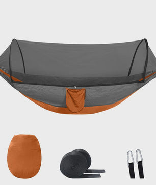 2-in-1 Camping Hangmat met Muggennet - Ultralicht Parachute Nylon
