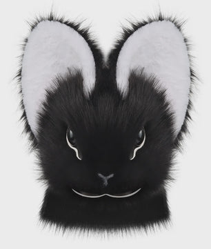 Realistisch Pluche Konijnenmasker - Fursuit Accessoire voor Cosplay, Feest & Halloween