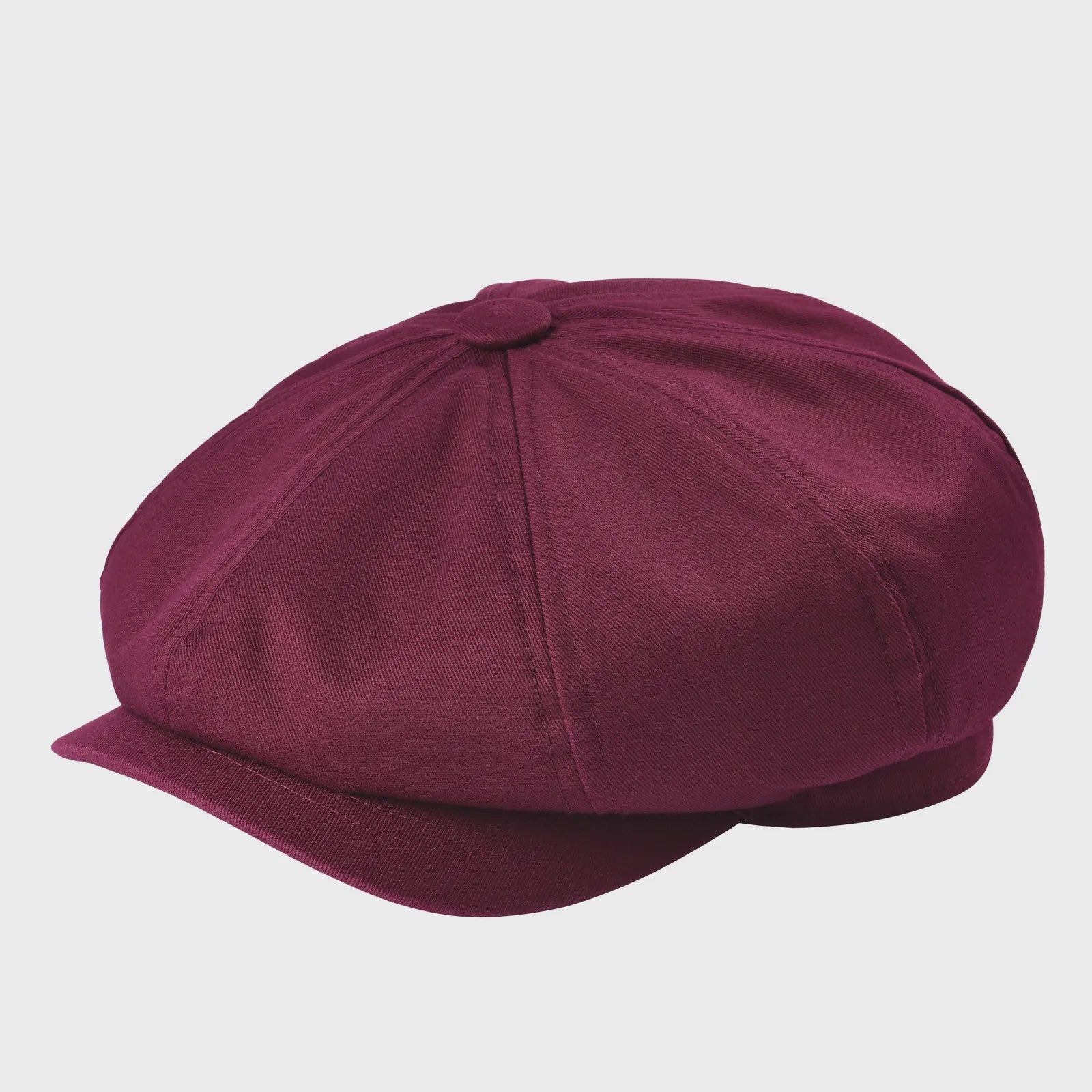BOTVELA Heren Gatsby Pet van Twill Katoen - Stijlvolle 8-Panel Flat Cap