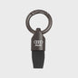 Luxe Suède & Metaal Audi Sleutelhanger - Stijlvol Accessoire voor Heren & Dames