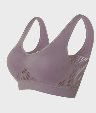 Seamless Sports BH met Uitsparingen & Push-up - Dames Yoga, Fitness & Running (M-6XL)