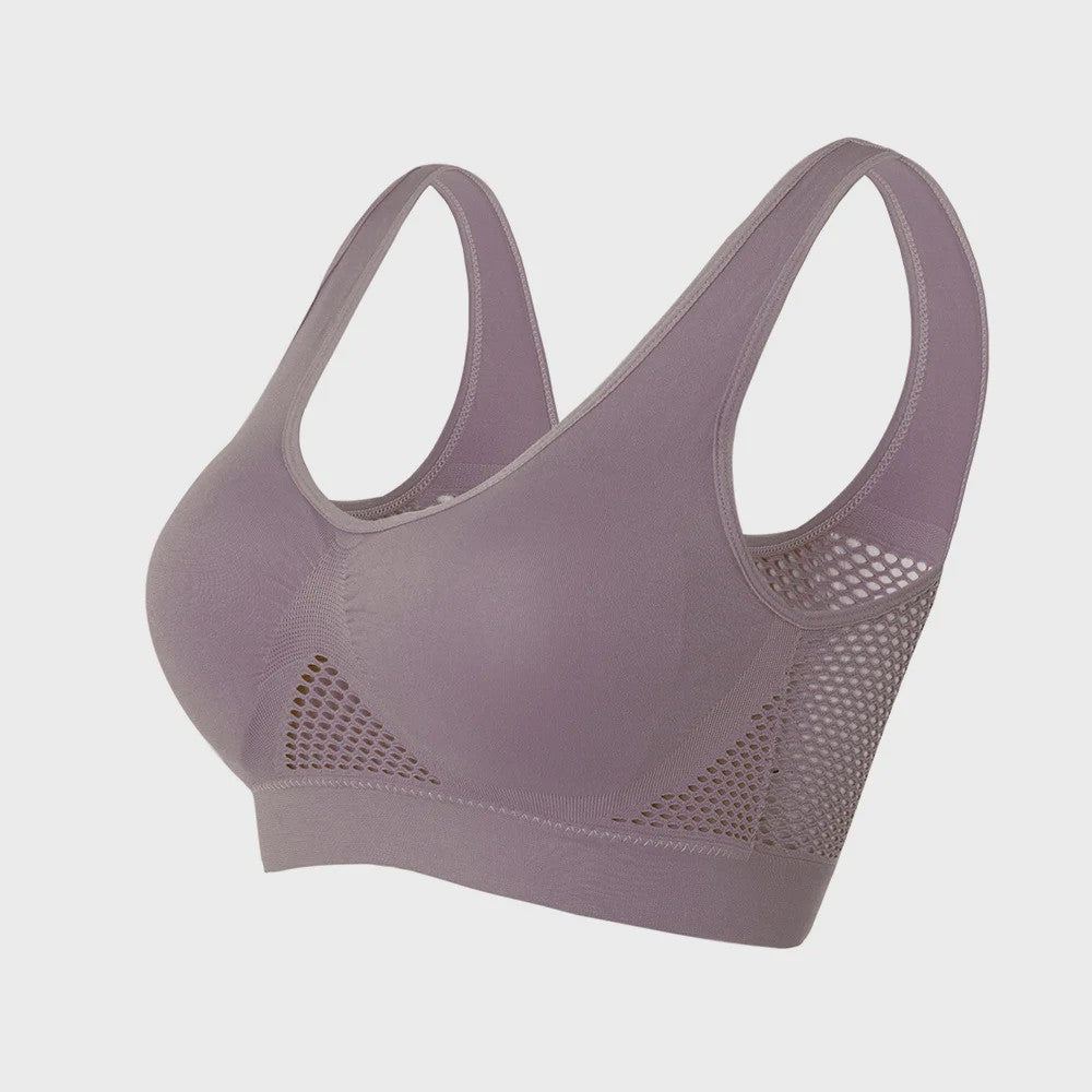 Seamless Sports BH met Uitsparingen & Push-up - Dames Yoga, Fitness & Running (M-6XL)