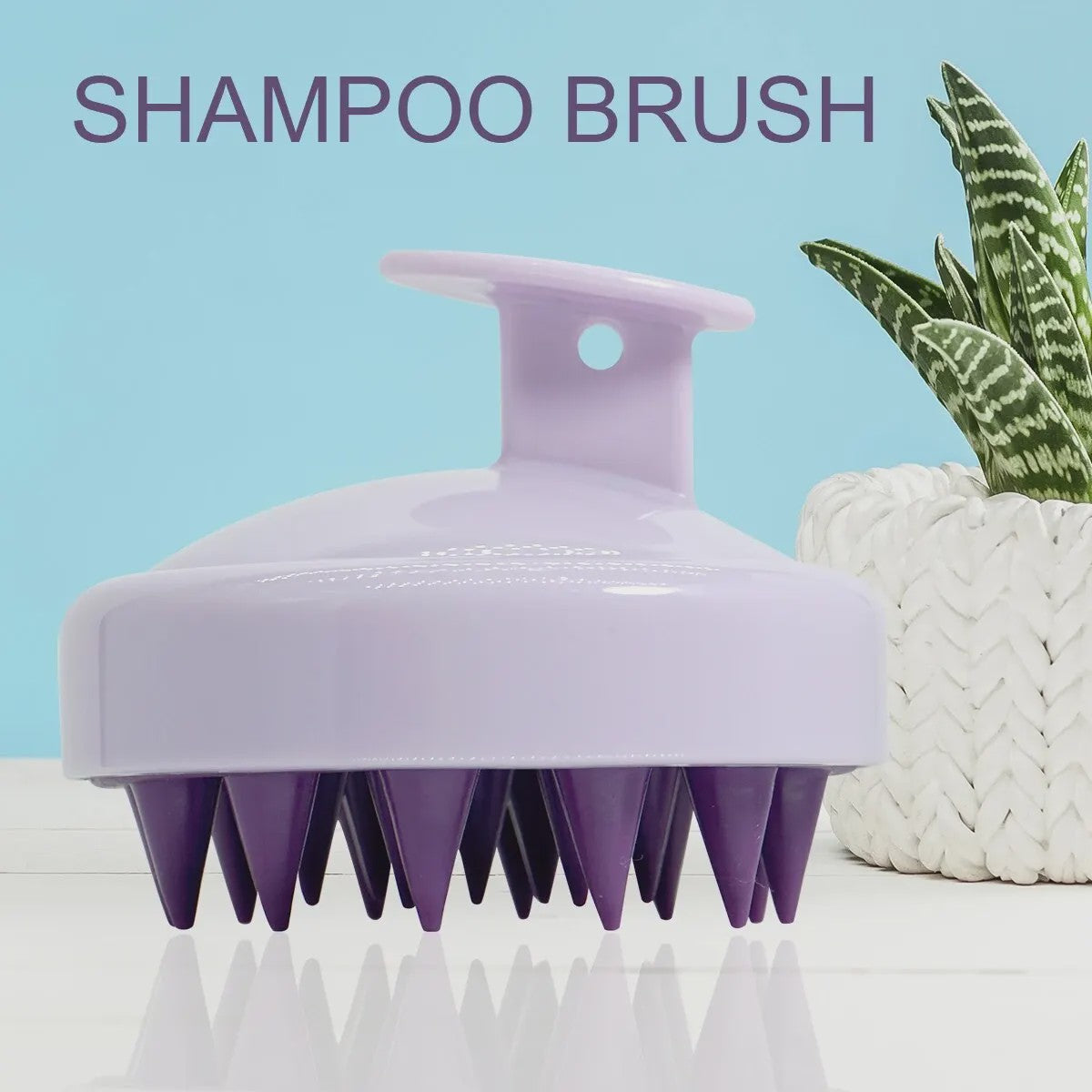 Siliconen Hoofdmassage Borstel - Zachte Scalp Massager voor Shampoo & Ontspanning