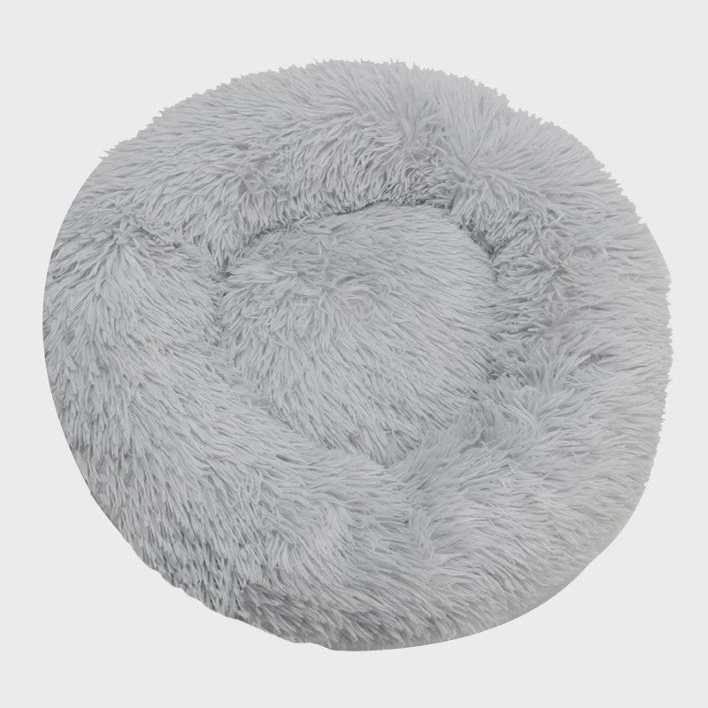 Warm & Zacht Rond Hondenkussen/Kattenmand - Pluche, Wasbaar & Comfortabel