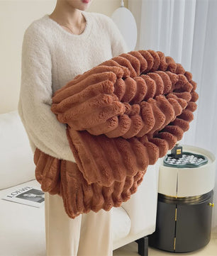 Luxe Pluche Plaid - Extra Dik & Warm - Comfortabel voor Bank & Bed
