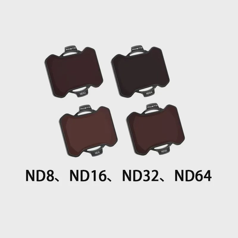 RCSTQ Filterset voor DJI Avata 2 Drone - ND8, ND16, ND32, ND64, UV & CPL Optisch Glas