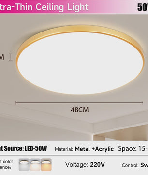 Waterdichte LED Plafondlamp Rond - 18W/30W/40W - IP54 - Badkamer, Keuken, Woonkamer