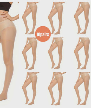 Dames Pantyhose & Leggings: 2/5/8/10 Paar - Zijdezacht, Anti-Haak, Ademend & Ultra-Dun