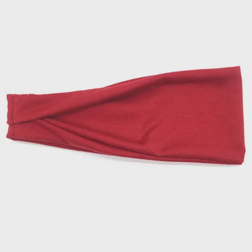 Dames Haarband Twist Katoen - Sportieve Turban Hoofdband met Knoop