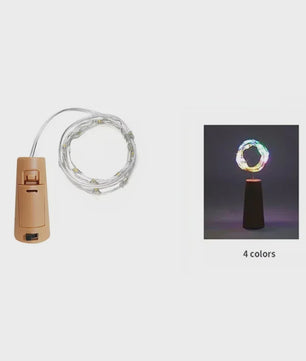 Fleskurk LED Snoerlichtjes - Sfeerverlichting voor Fles, Kerst, Feest & Decoratie