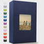 Linnen Fotoalbum voor 600 Foto's 4x6 inch met Venster & Horizontale/Verticale Insteekvakken
