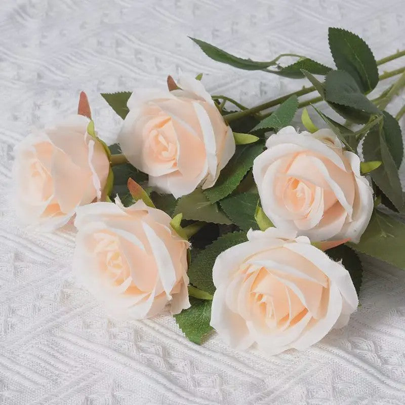 Kunst Rozen Takken - Realistische Kunstbloemen voor Bruiloft & Decoratie (1, 5, 10, 20 stuks)