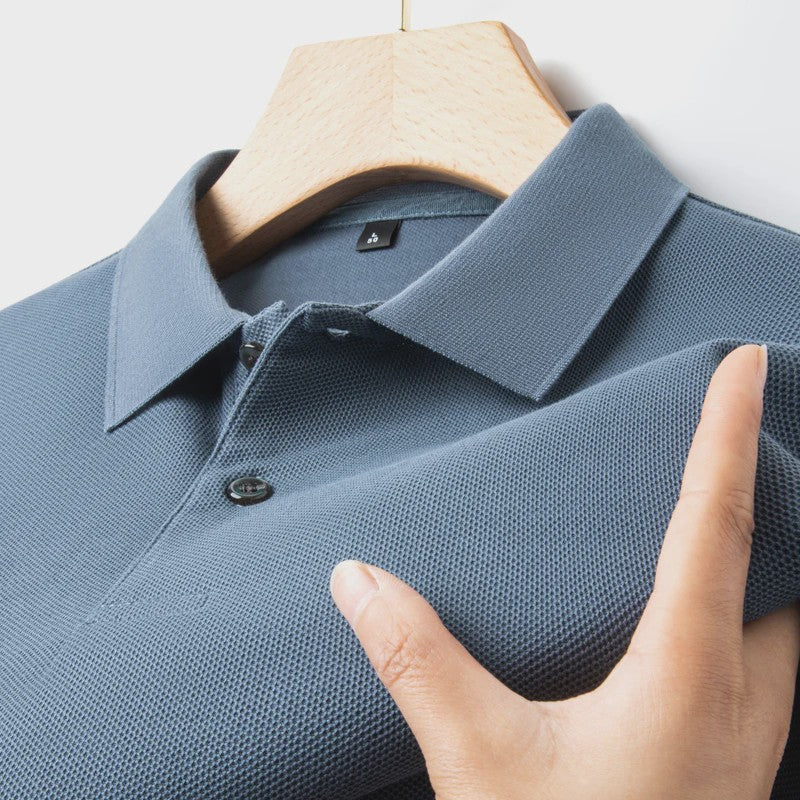 Heren Poloshirt Korte Mouw - 100% Gemerceriseerd Katoen, Ademend & Stijlvol voor Zomer, Golf & Casual