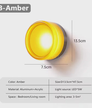 Nordic LED Wandlamp Jelly Design - Decoratieve Sfeerverlichting voor Hal, Studiekamer, Restaurant