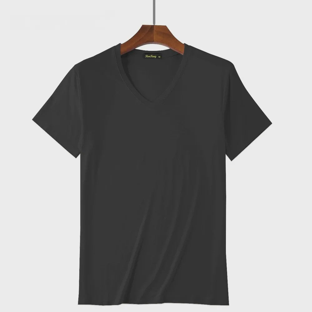 2-Pack Bamboe Fiber T-shirts Heren - Ronde Hals, Korte Mouw, Ademend & Zweetabsorberend