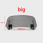Universeel Verstelbaar Motorfiets Windscherm Verlengstuk - Clamp-On Spoiler Deflector
