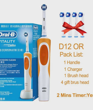 Oral-B Vitality 3D White Elektrische Tandenborstel - Roterende Reiniging & Inductieladen